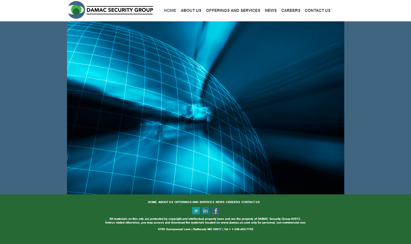 DAMAC SECURITY GROUP Website